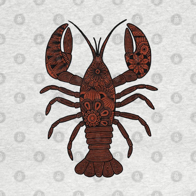 Lobster (black and brown vertical) by calenbundalas